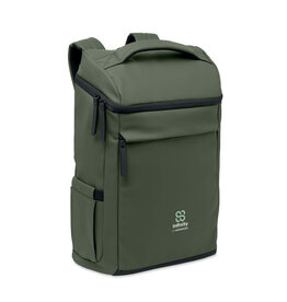 BOULDER 15 inch laptoprugzak MO3122 van PU bedrukt met logo