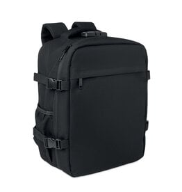 DéBlé laptoprugzak LOCK&GO MO3137 met 15 inch laptopvak, cijferslot en trolleyband