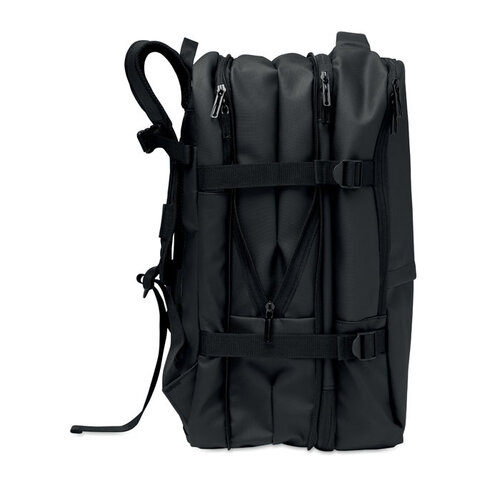 XJUST uitbreidbare RPET rugzak 20L MO3190 met laptopvak en logo
