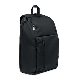 DOHA RPET laptoprugzak 15L MO3123 met 180 graden opening en logo