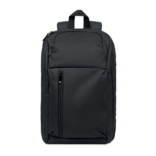 DOHA RPET laptoprugzak 15L MO3123 met 180 graden opening en logo