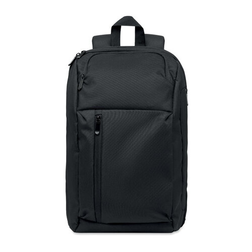 DOHA RPET laptoprugzak 15L MO3123 met 180 graden opening en logo