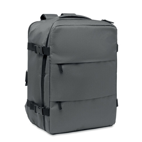 ASPEN uitschuifbare handbagage rugzak 20L MO3195 van RPET met logo