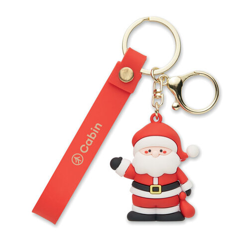 SANTACHARM kerstman sleutelhanger en tashanger CX1605