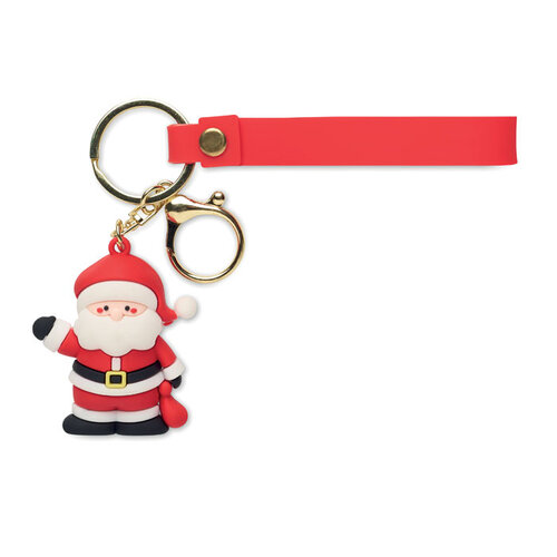 SANTACHARM kerstman sleutelhanger en tashanger CX1605