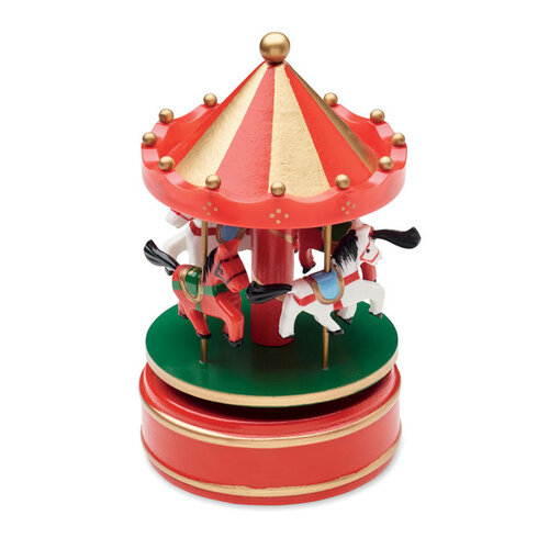 Kerstgeschenken 2026 EOY WHIRLY kerst carrousel muziekdoos CX1583 bedrukken