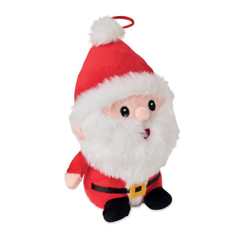 GLEEFUL zachte kerstman knuffel CX1592 met ophanglus