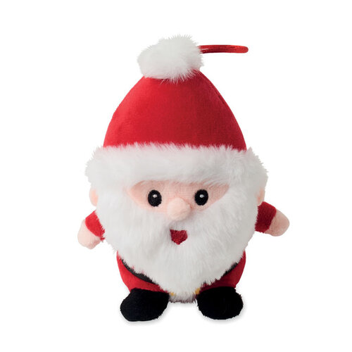GLEEFUL zachte kerstman knuffel CX1592 met ophanglus