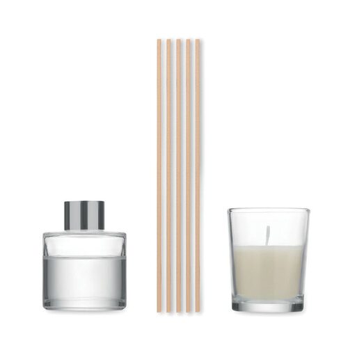 GINGLE vanille diffuser en kaarsenset CX1590 in cadeauverpakking