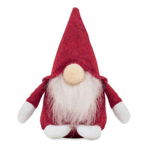FROSTY rode vilten kerstkabouter CX1589 met polyester baard