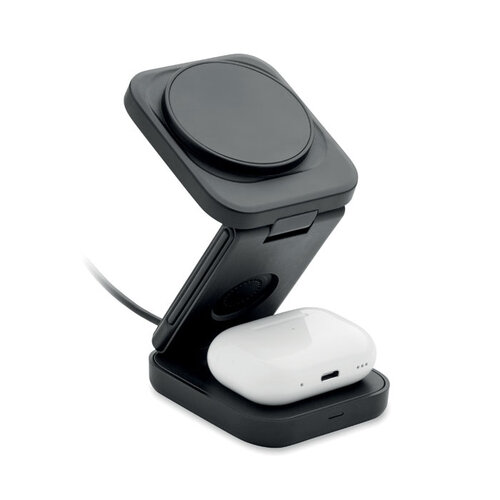 SATELIT 3-in-1 opvouwbaar oplaadstation MO3117 voor smartphone smartwatch en TWS