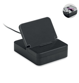 CHARGEBEAT draadloze speaker met 15W oplader en telefoonhouder MO3189