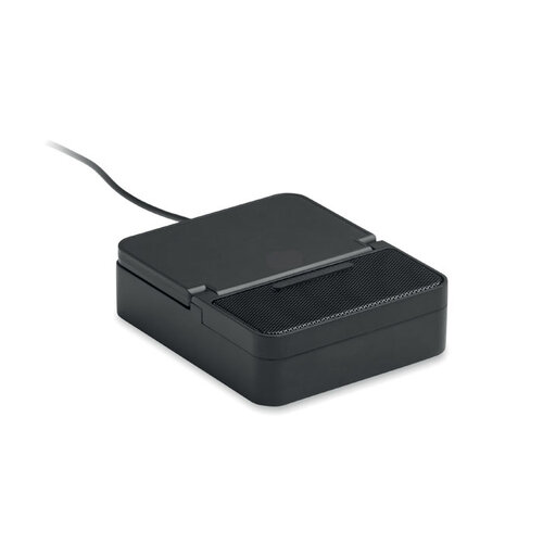 CHARGEBEAT draadloze speaker met 15W oplader en telefoonhouder MO3189
