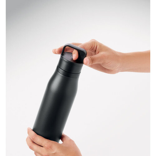 EMPIRE thermosfles 500 ml MO3176 van 90% gerecycled RVS met handvat
