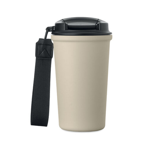 NAKANO dubbelwandige drinkbeker 400 ml MO3156 met keramische binnenlaag