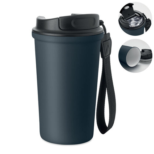 NAKANO dubbelwandige drinkbeker 400 ml MO3156 met keramische binnenlaag
