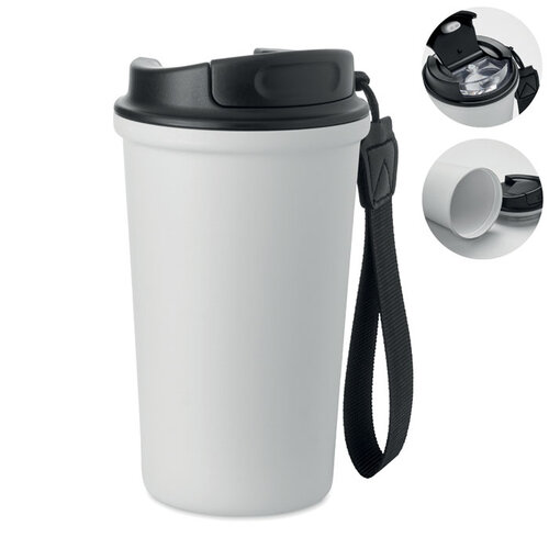 NAKANO dubbelwandige drinkbeker 400 ml MO3156 met keramische binnenlaag