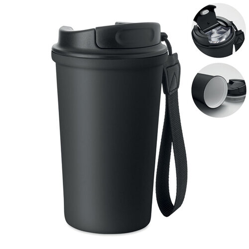 NAKANO dubbelwandige drinkbeker 400 ml MO3156 met keramische binnenlaag