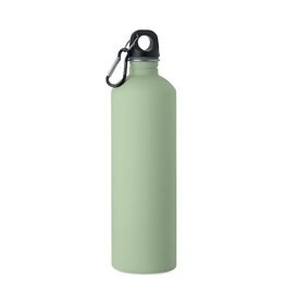 REBIG MOSS SOFT gerecyclede RVS drinkfles 750 ml MO3169 met karabijnhaak
