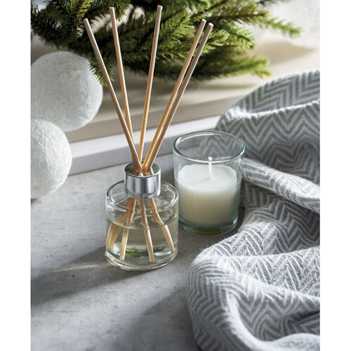 MUSKA SET vanille diffuser en kaarsenset MO3112 in witte geschenkdoos
