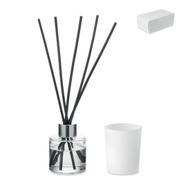 KALOMA SET vanille diffuser en kaarsenset MO3118 in witte geschenkdoos