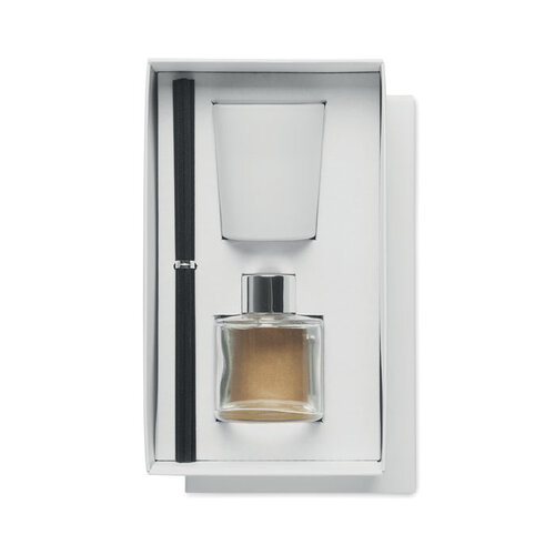 KALOMA SET vanille diffuser en kaarsenset MO3118 in witte geschenkdoos