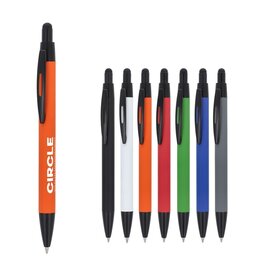 Balpen Alaska softtouch met stylus bedrukt LT87892