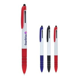 Berlijn 3-kleuren balpen met stylus LT87852