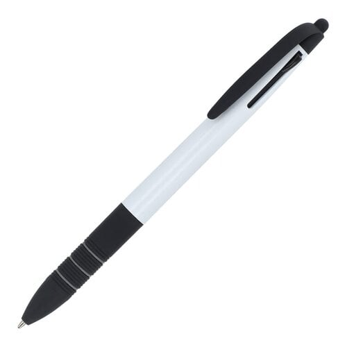 Berlijn 3-kleuren balpen met stylus bedrukt – LT87852