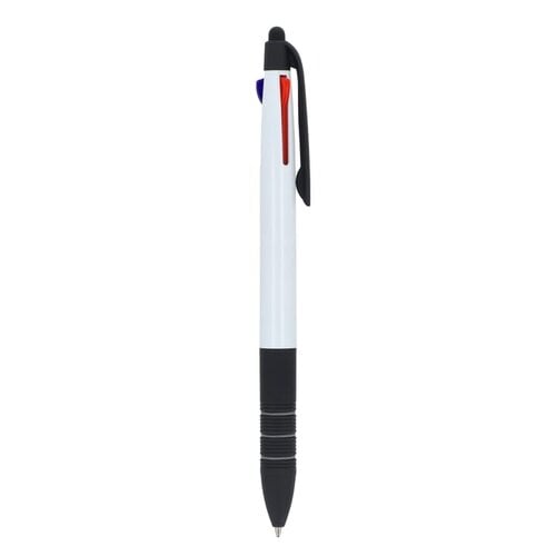 Berlijn 3-kleuren balpen met stylus bedrukt – LT87852