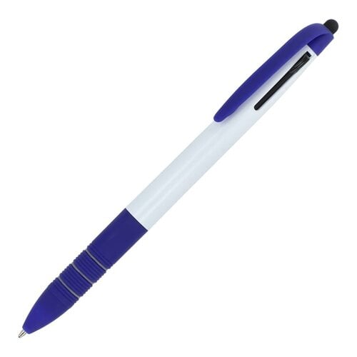 Berlijn 3-kleuren balpen met stylus bedrukt – LT87852