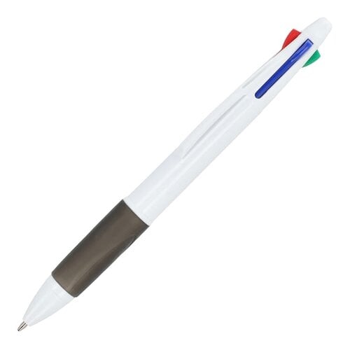 4-kleuren balpen LT87854 met grip en blauwe zwarte rode en groene schrijfinkt