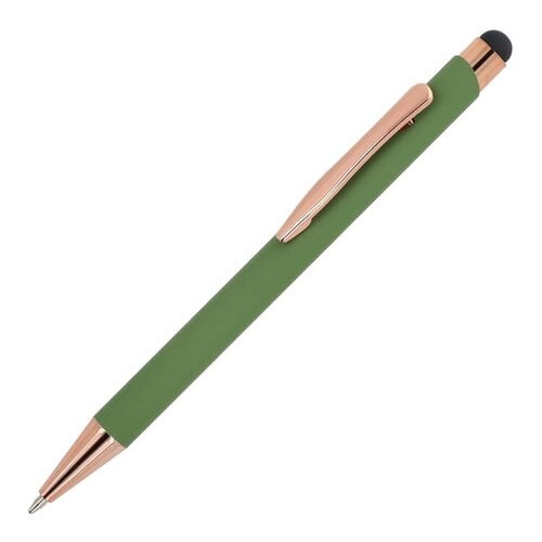 Prague Rose-Goud R-AL balpen LT87887 van gerecycled aluminium met rose-gouden accenten