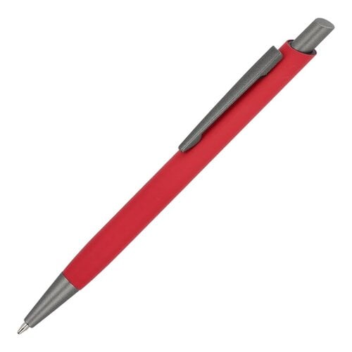 Boston Softtouch balpen LT87889 van aluminium met metalen clip en jumbo-vulling