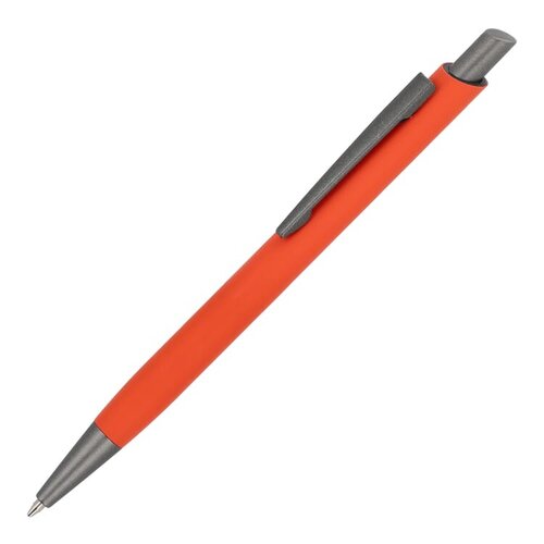 Boston Softtouch balpen LT87889 van aluminium met metalen clip en jumbo-vulling