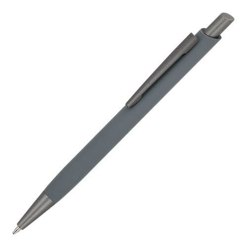 Boston Softtouch balpen LT87889 van aluminium met metalen clip en jumbo-vulling