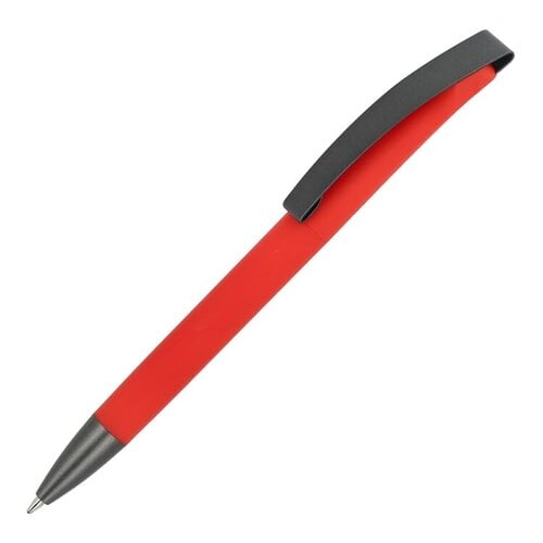 Vegas Softtouch balpen LT87893 met metalen clip en blauwe jumbo-vulling