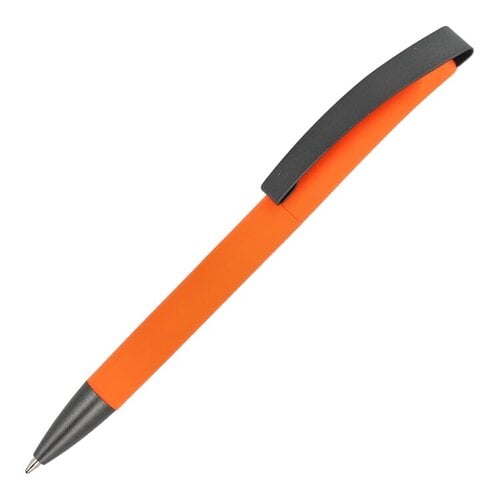 Vegas Softtouch balpen LT87893 met metalen clip en blauwe jumbo-vulling