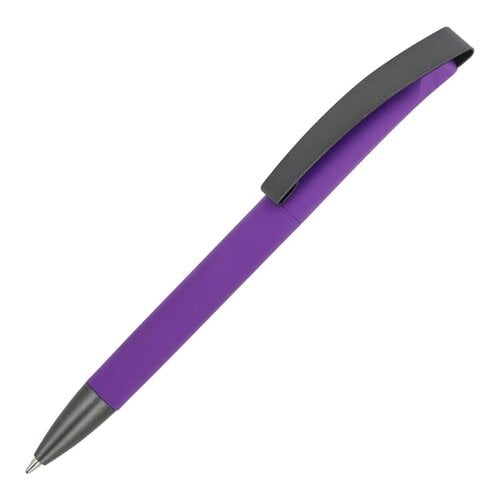 Vegas Softtouch balpen LT87893 met metalen clip en blauwe jumbo-vulling