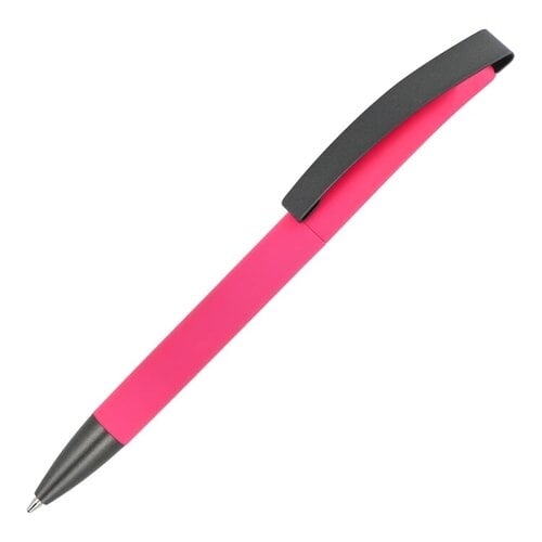 Vegas Softtouch balpen LT87893 met metalen clip en blauwe jumbo-vulling