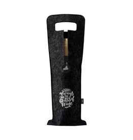 Wine Bag-to-Give GRS RPET wijntas 261354 bedrukt met logo