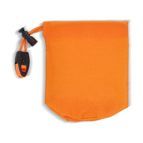2-in-1 thermische poncho LT94581 met bedrukbaar zakje en fluit