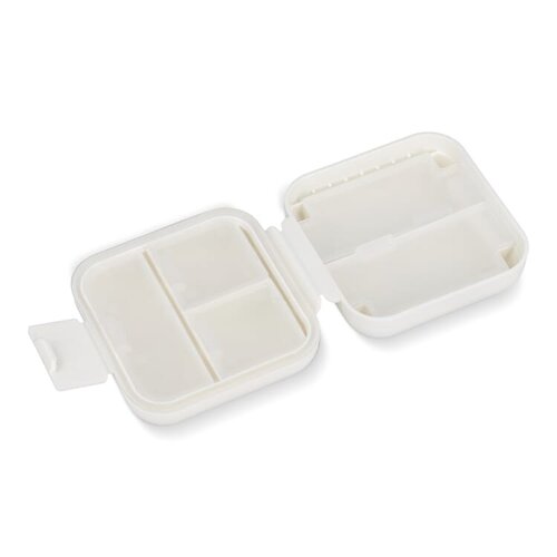Compacte pillendoos LT92740 met meerdere vakjes en logo