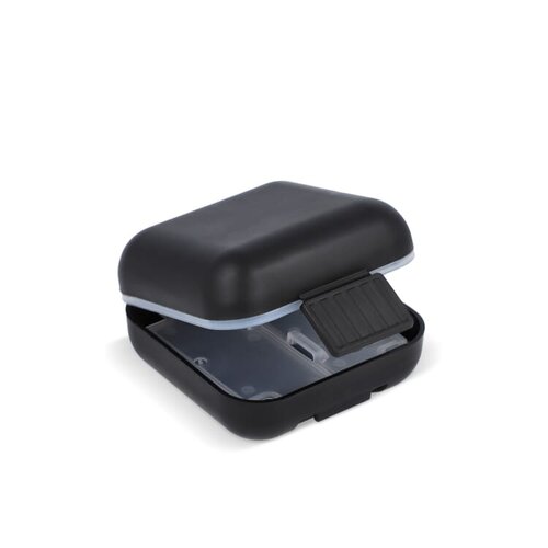 Compacte pillendoos LT92740 met meerdere vakjes en logo