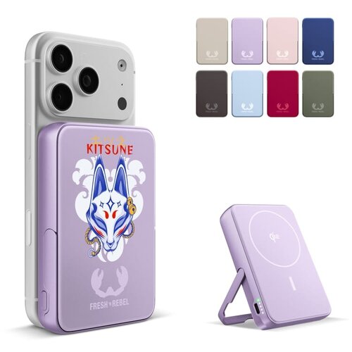 Fresh ’n Rebel Qi2 magnetische powerbank 10000 mAh LT49745 met logo