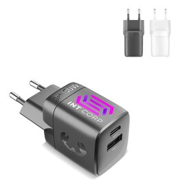Fresh ’n Rebel 30W GaN snellader LT49749 met USB-C en USB-A
