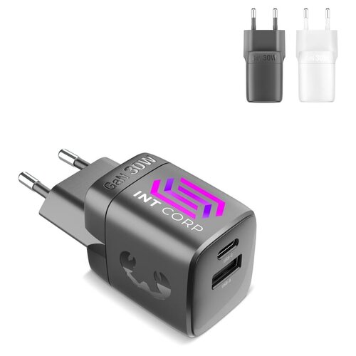 Fresh ’n Rebel 30W GaN snellader LT49749 met USB-C en USB-A