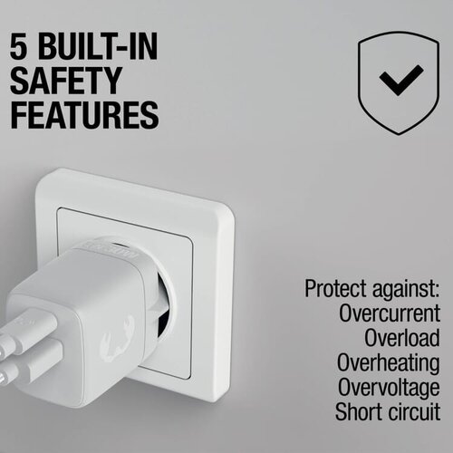 Fresh ’n Rebel 30W GaN snellader LT49749 met USB-C en USB-A