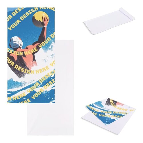 Quick Dry handdoek, sneldrogende handdoek, sporthanddoek, strandhanddoek, handdoek 70 x 140 cm, polyester handdoek, sublimatie handdoek, handdoek all-over bedrukken, handdoek met logo, sportief relatiegeschenk