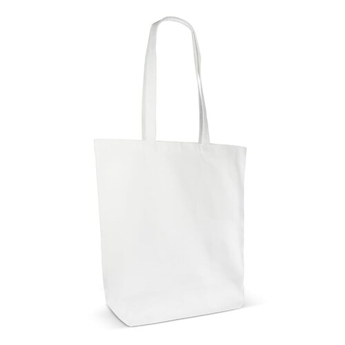 Biologisch katoenen shopper LT95379 van 270 g/m² bedrukt met logo